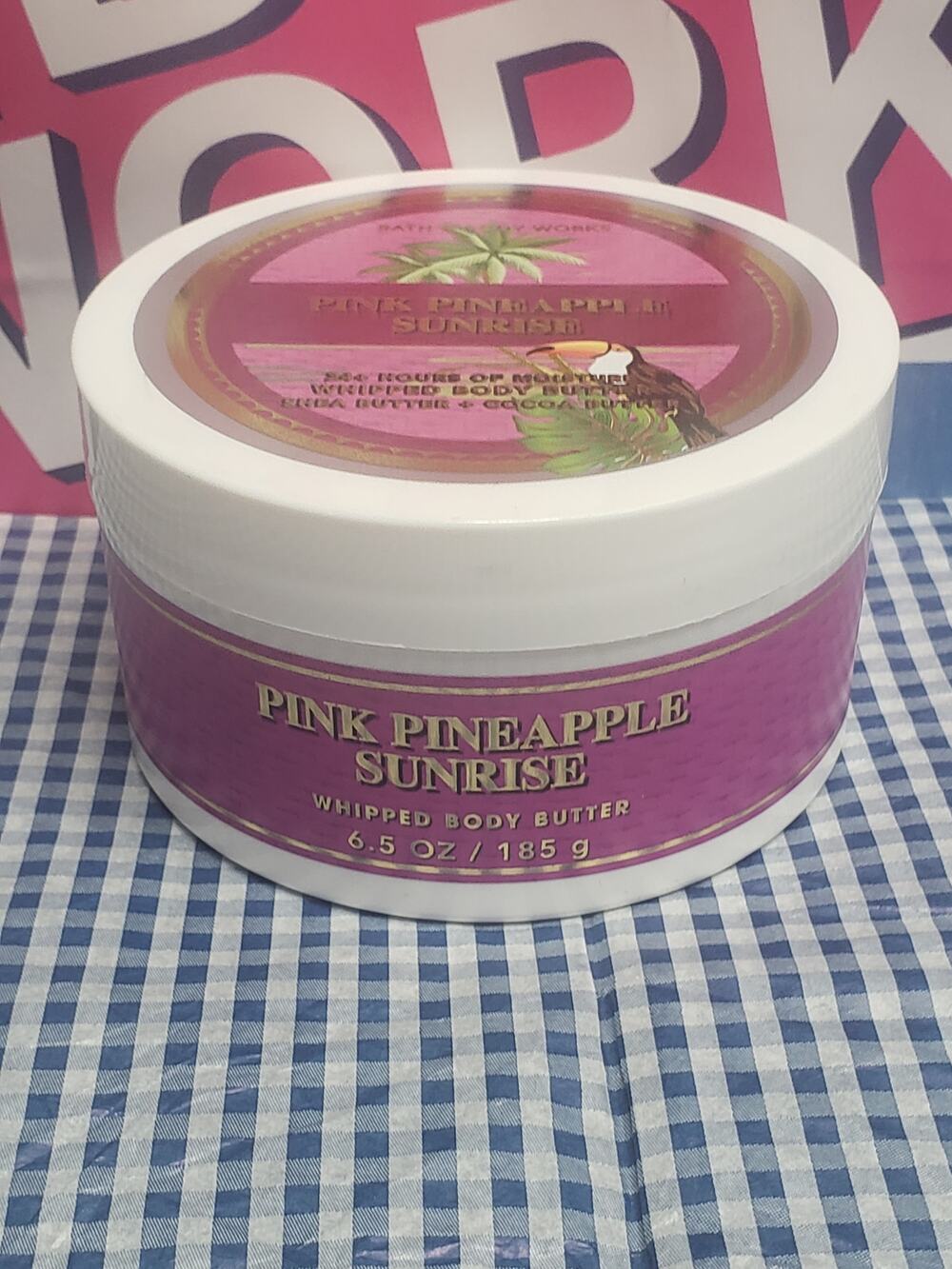 BBW Pink Pineapple Sunrise 24+ Hours of Moisture Whipped Body Butter Shea Cocoa